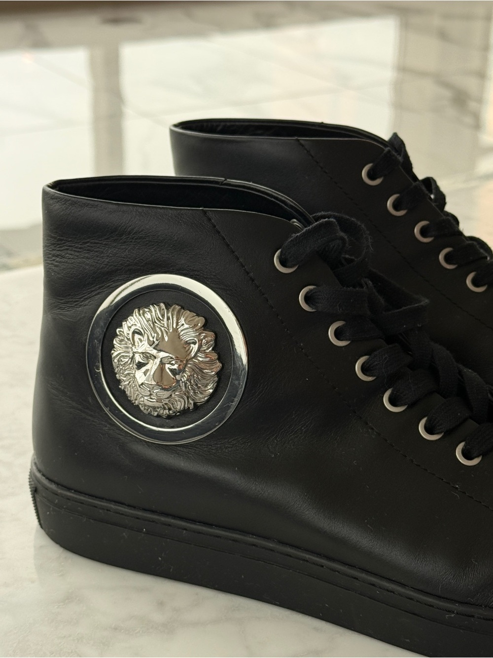 Men's Versus Versace Lion's Head High-top